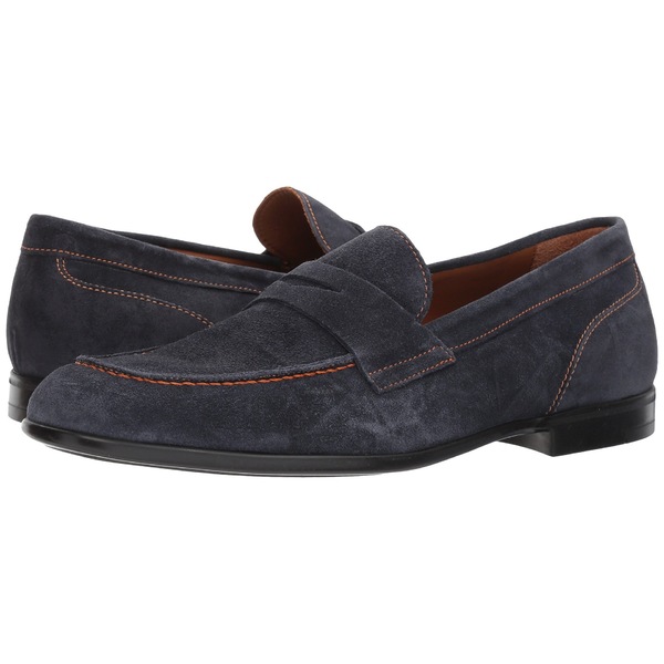 ブルーノマグリ メンズ スリッポン ローファー Navy Suede Silas シューズ 送料無料激安祭