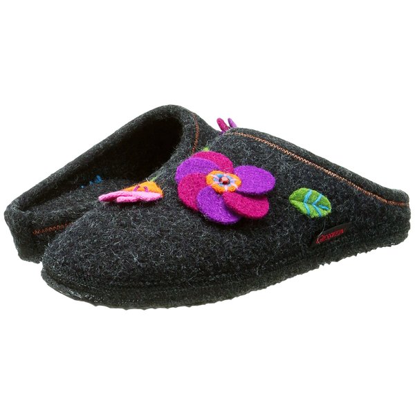 日本製 ギースヴァイン レディース サンダル シューズ Flora Charcoal, CYAN SHOP ee599fb9