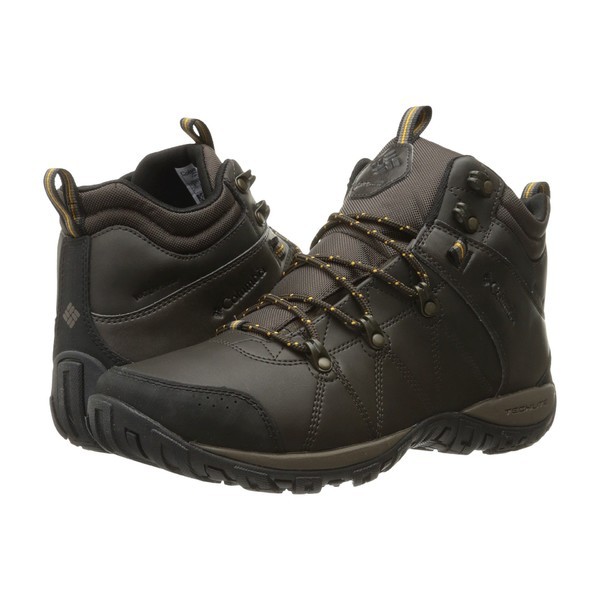 爆売り! コロンビア メンズ ブーツ&レインブーツ シューズ Peakfreak Venture Mid Waterproof Omni-Heat Cordovan/Caramel, 【売れ筋】 e6fe927c
