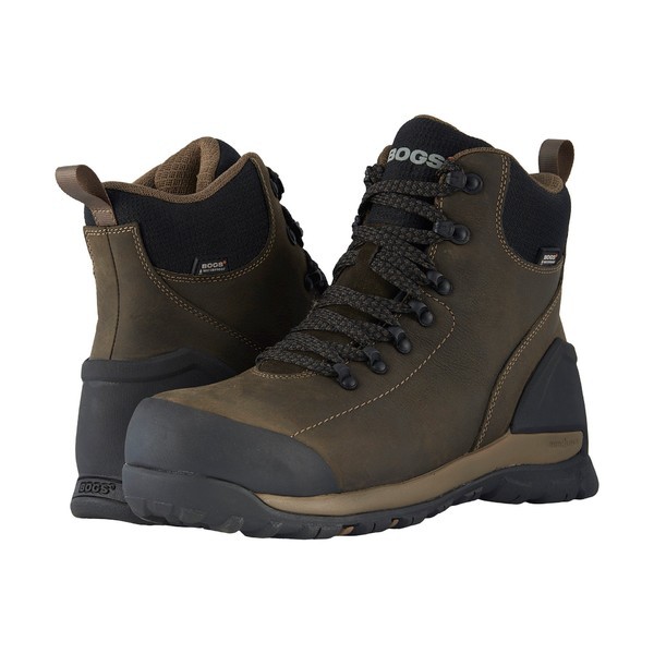 最高級のスーパー ボグス メンズ ブーツ&レインブーツ シューズ Foundation Leather WP Mid Comp Toe Brown, AUBE(オーブ) 88b2cf3e