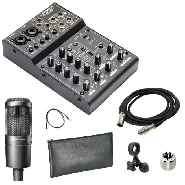 管楽器選定料 Art Usb Mix 4 インターネット配信に便利なusbミキサー オーディオテクニカ At コンデンサーマイク ケーブル セット ギターパーツ Orlathensclinic Gr