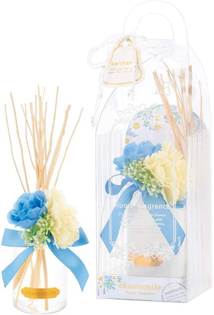 空氣清新劑室香型棒式香薰機太陽花 洋甘菊 芳香剤 ルームフレグランス スティックタイプ ディフューザー サンハーブ フラワー カモミール 日本露天購物 Ruten Japan