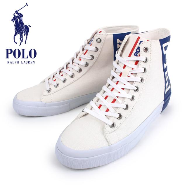 Polo Ralfloren男士鞋子運動鞋鞋haikat Canvas Logo大尺碼 ポロ ラルフローレン メンズ シューズ スニーカー 靴 ハイカット キャンバス ロゴ 大きいサイズ 日本露天購物 Ruten Japan