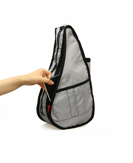 《コインパース付き》ヘルシーバックバッグ テクスチャードナイロン Sサイズ ラグーン【Healthy Back Bag/ヘルシーバックバッグ