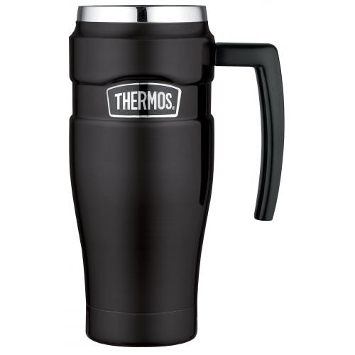 国産 Thermos ステンレスキング 473ml ハンドル付きトラベルマグ 16 Oz ブラック Sk1000bktri4 信頼 Vacationgetaways4less Com