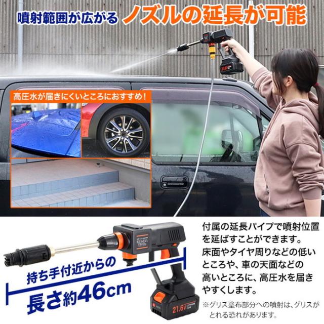 30 Offセール コードレス 高圧洗浄機 洗車 車掃除 床 充電式 小型洗車機 コンパクト 高圧 送料無料 ベース入門に最適です ホーム キッチンペットdiy 動力工具 Glaw Me
