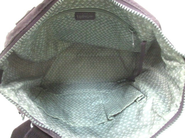 キプリング Kipling ハンドバッグ レディース パープル ナイロン【中古】 キプリング Kipling ハンドバッグ レディース パープル ナイロン【中古】