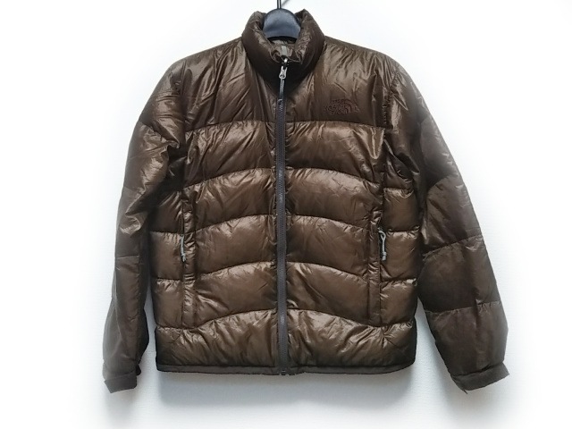 ノースフェイス THE NORTH FACE ダウンジャケット サイズM レディース ダークブラウン【中古】