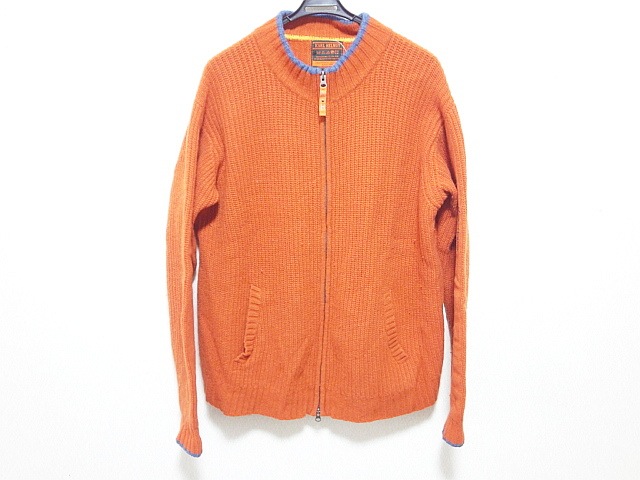 カールヘルム Karlhelmut ブルゾン サイズl メンズ オレンジ ブルー