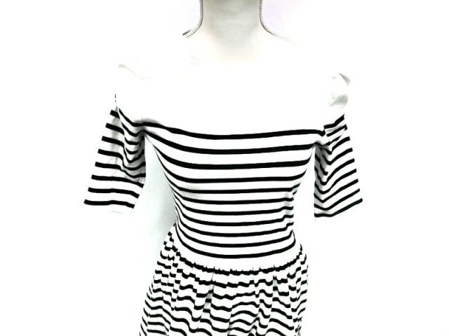 スナイデル Snidel ワンピース サイズ1 S レディース 白 黒 ボーダー 中古 の通販はau Pay マーケット ブランディア Au Pay マーケット店 商品ロットナンバー