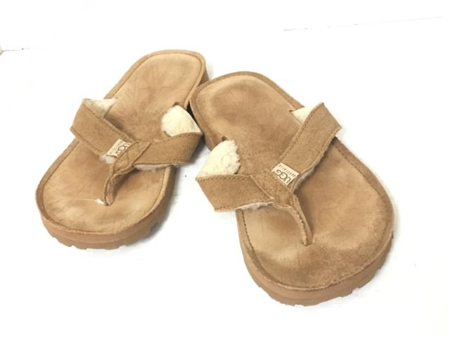 アグ Ugg ビーチサンダル 6 レディース ライトブラウン アイボリー ムートン 中古 1903の通販はau Pay マーケット ブランディア Au Wowma 店 商品ロットナンバー
