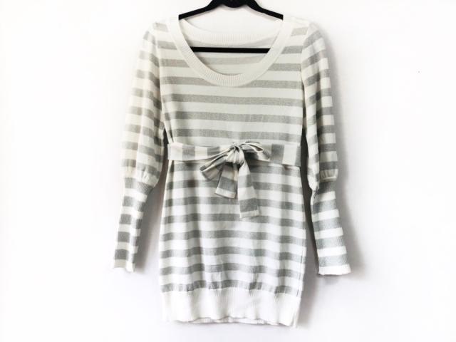 レリアン Leilian ワンピース サイズ9 M レディース 白 シルバー ニット ボーダー 中古 の通販はau Wowma ワウマ 会員ランク別クーポン対象ショップ ブランディア Au Wowma 店 商品ロットナンバー