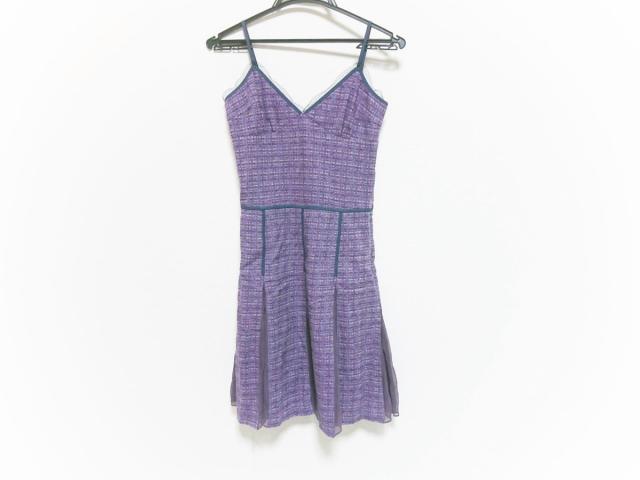 トッカ Tocca ワンピース サイズ2 S レディース パープル 白 ブルー レース チェック柄 中古 の通販はau Wowma ワウマ ブランディア Au Wowma 店 商品ロットナンバー