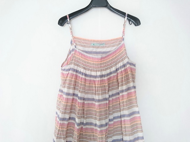 コンジェペイエ Conges Payes ワンピース レディース ベージュ 白 マルチ ボーダー プリーツ 中古 の通販はau Wowma ワウマ 還元祭クーポン対象 ブランディア Au Wowma 店 商品ロットナンバー