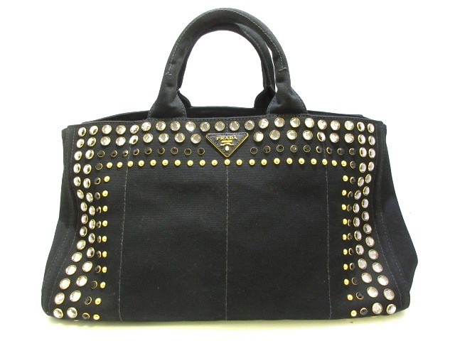 【まとめ買い】 プラダ PRADA B18720 トートバッグ レディース CANAPA B18720 黒 スタッズ/ビジュー 黒 プラダ キャンバス【】20190626, ドッグワールド/クラフトジャパン:08caa1e6 --- kzdic.de 【まとめ買い】 プラダ PRADA B18720 トートバッグ レディース CANAPA B18720 黒 スタッズ/ビジュー 黒 プラダ キャンバス【】20190626, ドッグワールド/クラフトジャパン:08caa1e6 --- kzdic.de