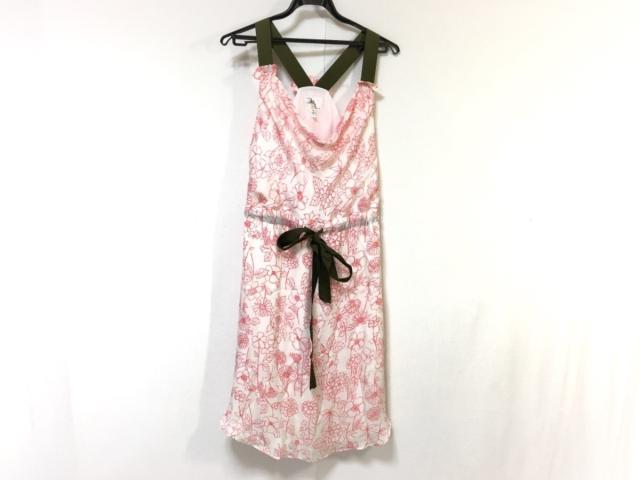 ミリー Milly ワンピース サイズ0 Xs レディース 白 レッド カーキ シルク 花柄 中古 の通販はau Wowma ワウマ 還元祭クーポン利用対象ショップ ブランディア Au Wowma 店 商品ロットナンバー