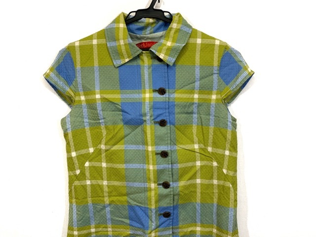 ヨークランド Yorkland ワンピース サイズ9ar S レディース 美品 ライトグリーン ライトブルー 白 チェック柄 中古 の通販はau Wowma ワウマ 還元祭クーポン利用対象ショップ ブランディア Au Wowma 店 商品ロットナンバー