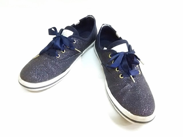 ケイトスペード Kate Spade スニーカー レディース ネイビー ラメ Keds