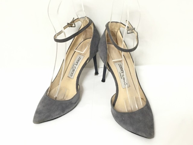 ジミーチュウ Jimmy Choo パンプス 35 レディース グレー スエード