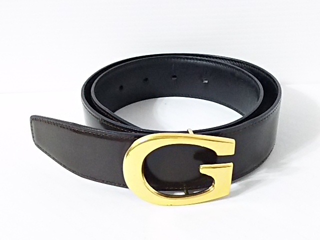 グッチ Gucci ベルト 65 26 レディース ダークブラウン 黒 ゴールド リバーシブル レザー 金属素材 中古 の通販はau Wowma ワウマ 還元祭クーポン利用対象ショップ ブランディア Au Wowma 店 商品ロットナンバー