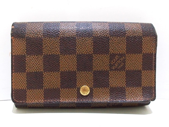 ルイヴィトン Louis Vuitton 2つ折り財布 ダミエ レディース ポルト モネ ビエ トレゾール N エベヌ 中古 1910の通販はau Wowma ワウマ ブランディア Au Wowma 店 商品ロットナンバー