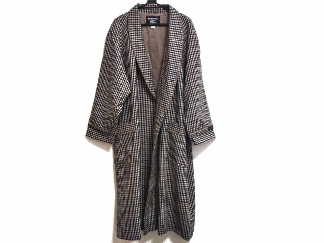 バーバリーズ Burberry S コート メンズ 美品 ブラウン グリーン マルチ チェック柄 冬物 ガウン 中古 0111の通販はau Wowma ワウマ 還元祭クーポン利用対象ショップ ブランディア Au Wowma 店 商品ロットナンバー