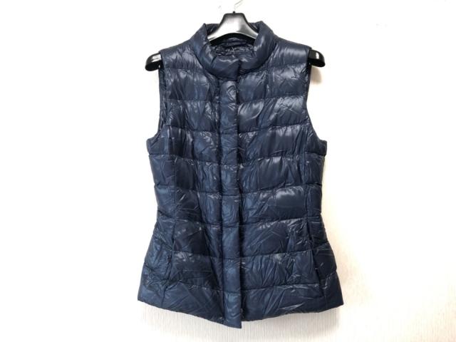 ヘルノ Herno ダウンベスト サイズ40 M レディース 美品 ダークネイビー ジップアップ 冬物 中古 の通販はau Wowma ワウマ 還元祭クーポン利用対象ショップ ブランディア Au Wowma 店 商品ロットナンバー