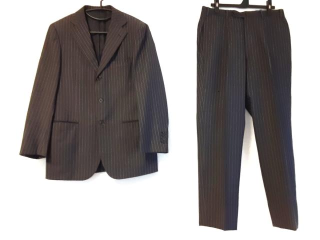 ビームスエフ Beams F シングルスーツ メンズ ダークグレー ストライプ 中古 0107の通販はau Pay マーケット ブランディア Au Pay マーケット店 商品ロットナンバー