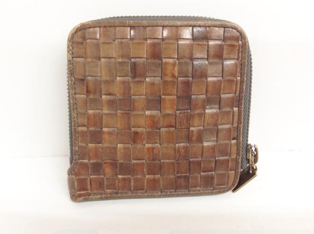 ヒロコハヤシ Hiroko Hayashi 2つ折り財布 レディース ブラウン ダークブラウン ラウンドファスナー レザー 中古 0219の通販はau Pay マーケット ブランディア Au Wowma 店 商品ロットナンバー