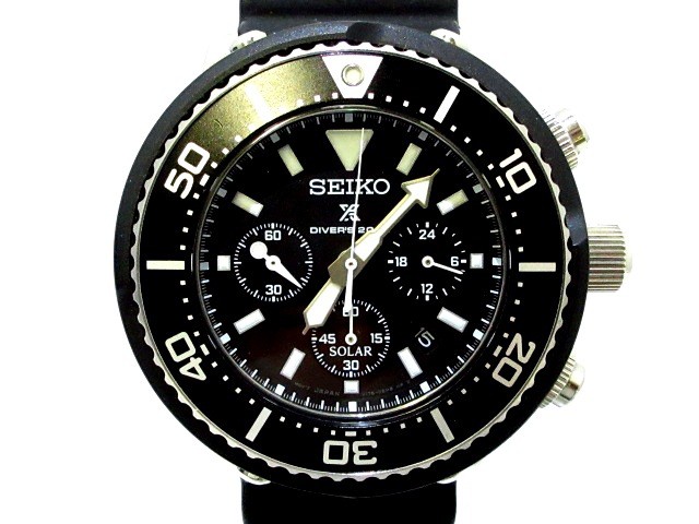 セイコー Seiko 腕時計 美品 プロスペックス V175 0ds0 メンズ 黒 中古 0304の通販はau Pay マーケット ブランディア Au Pay マーケット店 商品ロットナンバー