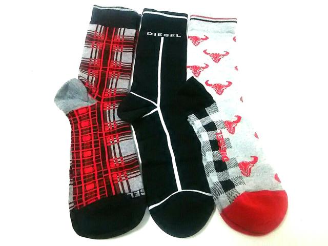 ディーゼル Diesel 小物 レディース 美品 レッド 黒 グレー 靴下3足セット コットン ナイロン ポリウレタン 中古 0624の通販はau Pay マーケット ブランディア Au Pay マーケット店 商品ロットナンバー