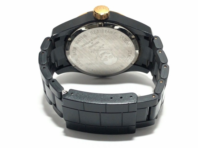 ヴァベーネ VABENE 腕時計 メンズ ラインストーン 黒×ブラウン【中古】20200829の通販はau PAY マーケット