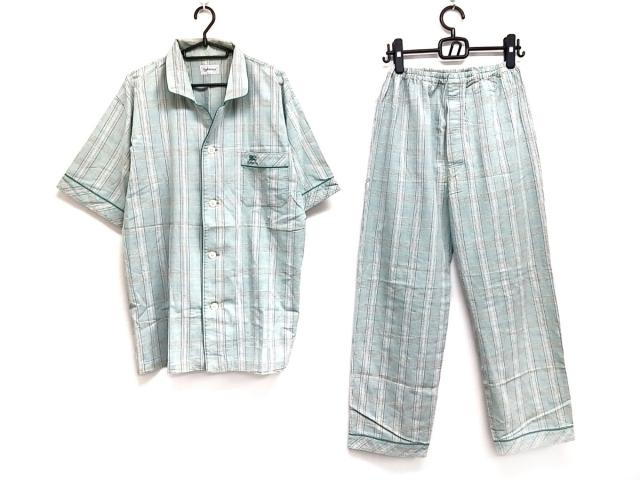 バーバリーズ Burberry S メンズセットアップ サイズl メンズ ライトブルー マルチ パジャマ チェック柄 中古 0410の通販はau Pay マーケット ブランディア Au Pay マーケット店 商品ロットナンバー