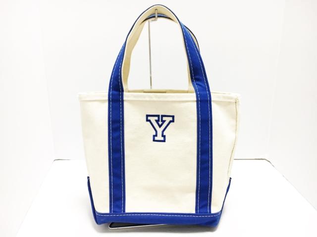 エルエルビーン L L Bean トートバッグ レディース アイボリー ブルー イニシャル刺繍y キャンバス 中古 0509の通販はau Pay マーケット ブランディア Au Pay マーケット店 商品ロットナンバー