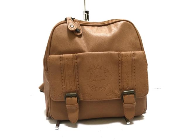 アクシーズファム Axes Femme リュックサック レディース ブラウン 合皮 中古 0423の通販はau Pay マーケット ブランディア Au Pay マーケット店 商品ロットナンバー