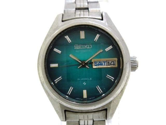 セイコー Seiko 腕時計 21jewels 2706 03 レディース グリーン 中古 0716の通販はau Pay マーケット ブランディア Au Pay マーケット店 商品ロットナンバー
