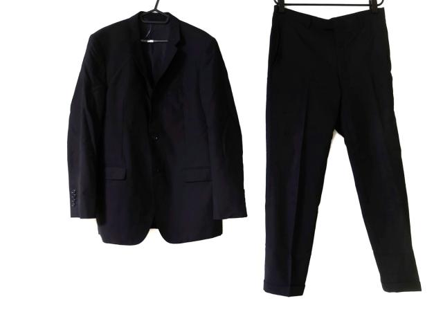 ダナキャラン Dkny シングルスーツ サイズ40 M メンズ ダークネイビー ストライプ パンツ ダブル 中古 0526の通販はau Pay マーケット ブランディア Au Pay マーケット店 商品ロットナンバー