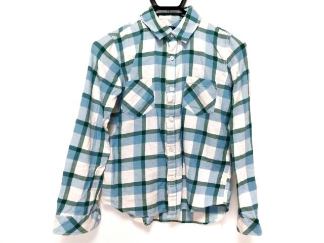 ロンハーマン Ron Herman 長袖シャツブラウス サイズxs レディース ライトブルー グリーン 白 チェック柄 Vintage 中古 0526の通販はau Pay マーケット ブランディア Au Pay マーケット店 商品ロットナンバー