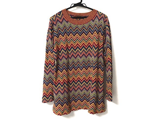 ミッソーニ Missoni 長袖セーター メンズ 美品 レッド オレンジ マルチ 中古 0603の通販はau Pay マーケット ブランディア Au Pay マーケット店 商品ロットナンバー