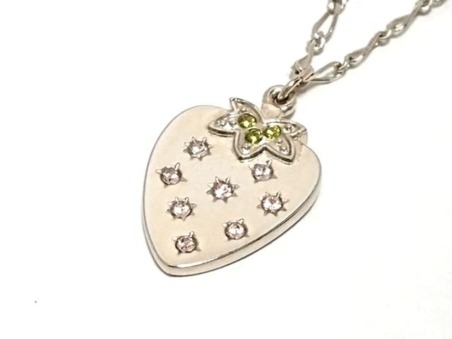 アナスイ Anna Sui ネックレス レディース 金属素材 シルバー ピンク ライトグリーン イチゴ 中古 0609の通販はau Pay マーケット ブランディア Au Pay マーケット店 商品ロットナンバー