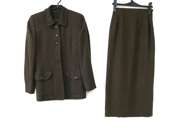 レリアン Leilian スカートスーツ レディース 美品 ブラウン ダークブラウン 3点セット 中古 0610の通販はau Pay マーケット ブランディア Au Pay マーケット店 商品ロットナンバー