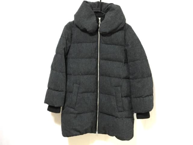 大幅値下 メール便ok 日本製 ジャスグリッティー Jusglitty ダウンコート サイズ1 S レディース ダークグレー キルティング 冬物0605 ブランド直営 Www May6entertainment Com