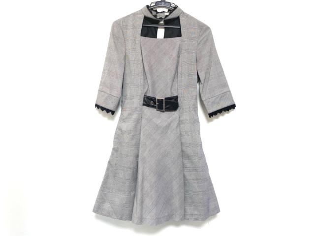 イートミー Eatme ワンピース サイズ99 レディース グレー 黒 チェック柄 中古 0627の通販はau Pay マーケット ブランディア Au Pay マーケット店 商品ロットナンバー
