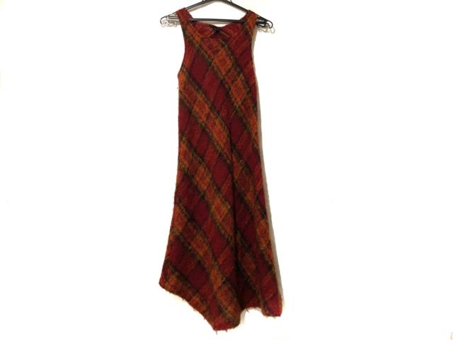 タバサ Tabasa ワンピース サイズ34 S レディース 美品 レッド オレンジ マルチ ニット チェック柄 中古 0707の通販はau Pay マーケット ブランディア Au Pay マーケット店 商品ロットナンバー