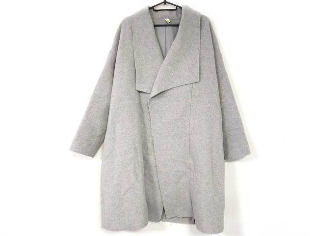 アングリッド Ungrid コート サイズm レディース 美品 ライトグレー 冬物 中古 0723
