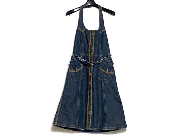バーバリーブルーレーベル ワンピース サイズ38 M レディース 美品 ネイビー ホルターネックワンピ ひざ丈 デニム 中古 0728の通販はau Pay マーケット ブランディア Au Pay マーケット店 商品ロットナンバー