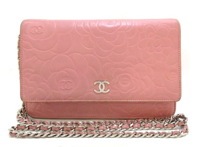 シャネル Chanel 財布 レディース カメリア ピンク シルバー チェーンウォレット シルバー金具 ラムスキン 中古 0708の通販はau Pay マーケット ブランディア Au Pay マーケット店 商品ロットナンバー