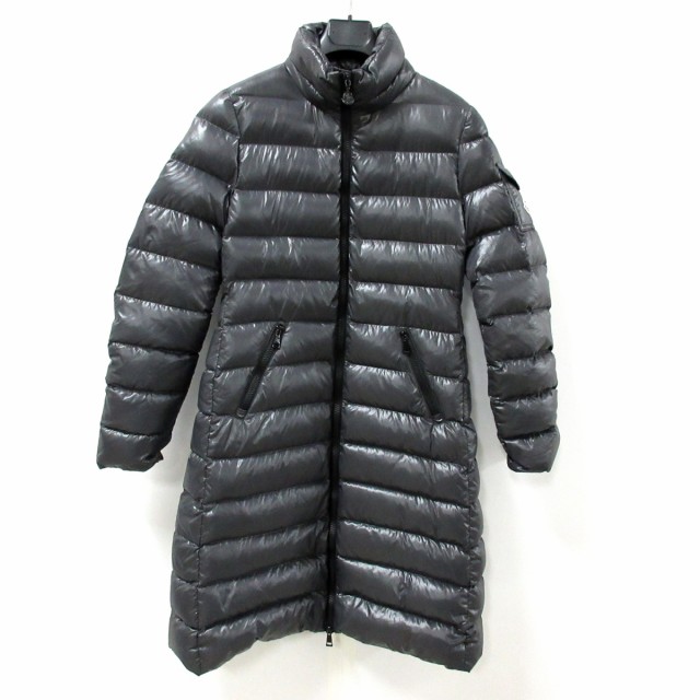 モンクレール MONCLER ダウンコート サイズ0 XS レディース MOKA ダークグレー 冬物【中古】20220724