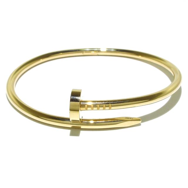 超特価激安 カルティエ Cartier バングル 18 レディース 美品 ジュストアンクル B K18yg 人気商品再入荷 Hokkaidoizakaya Id