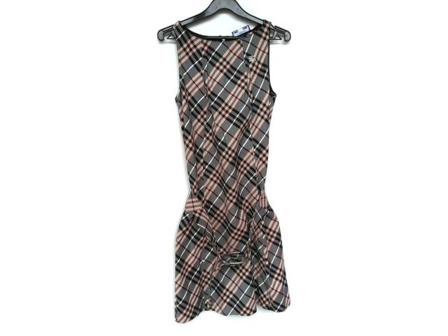 バーバリーブルーレーベル Burberry Blue Label ワンピース サイズ36 S レディース 美品 ライトピンク 黒 マルチ 中古 0717の通販はau Pay マーケット ブランディア Au Pay マーケット店 商品ロットナンバー